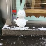 積雪、今日はセンター試験